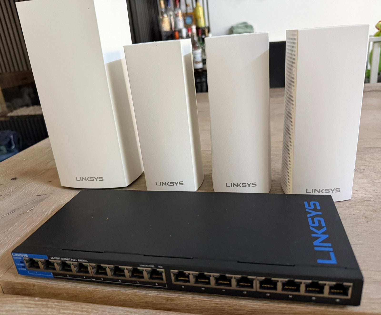 Compleet Linksys Cisco wifi 6 netwerk, Computers en Software, Netwerk switches, Ophalen of Verzenden, Zo goed als nieuw