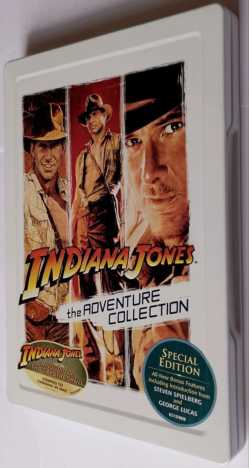 Indiana Jones trilogy SPECIAL EDITION steelcase / metalcase, Engels, Nederlands, Bonusmateriaal, Ophalen of Verzenden