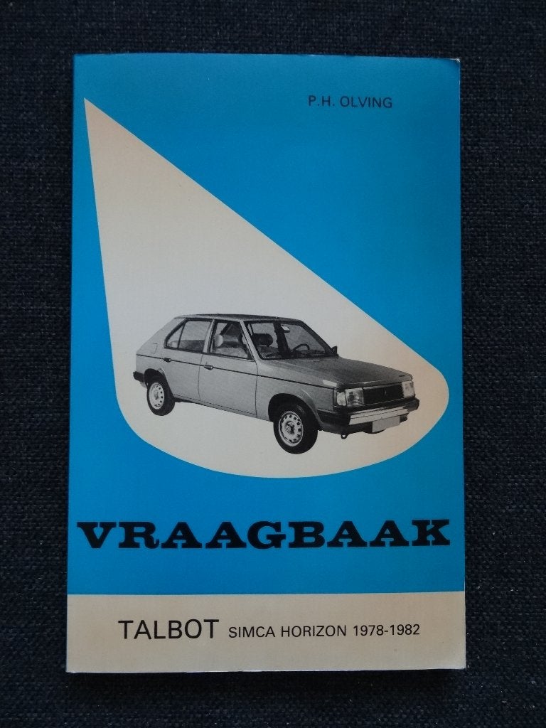 Vraagbaak Talbot Simca Horizon 1978-1982, Ophalen of Verzenden