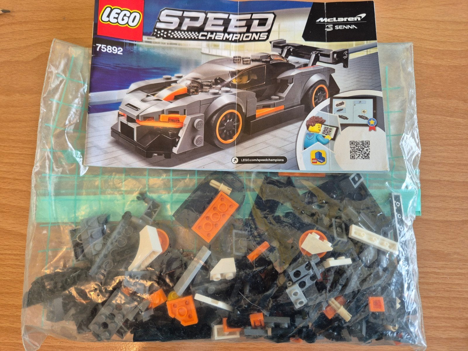 LEGO Speed Champions McLaren Senna, Inclusief minifiguren, Verzenden, Lego, Speed Champions