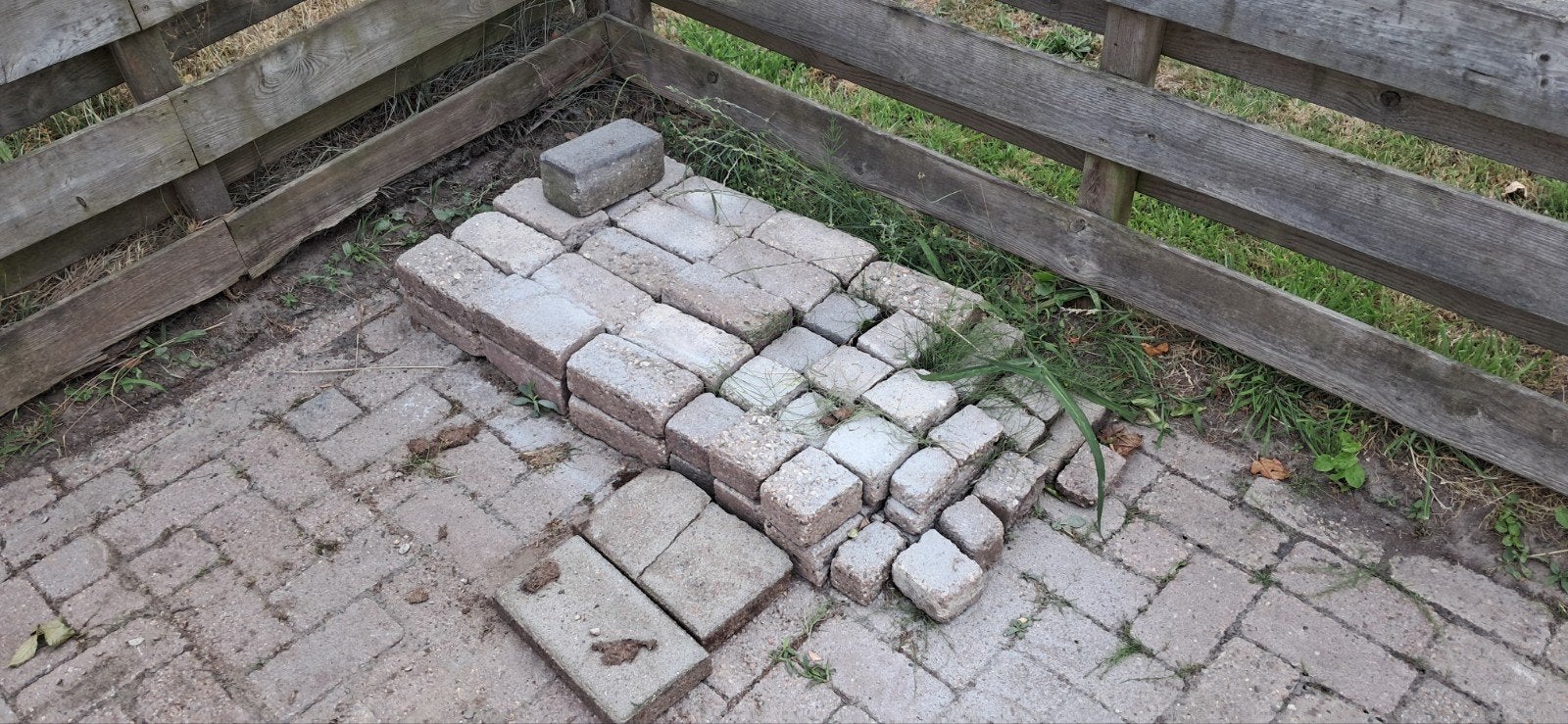 Gratis af te halen, Ophalen, Gebruikt, Klinkers, Minder dan 5 m²