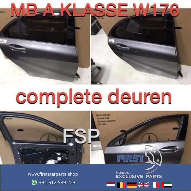 W176 deur compleet Mercedes A Klasse portier grijs 787 LRVA, Gebruikt, -, Deur, Ophalen of Verzenden