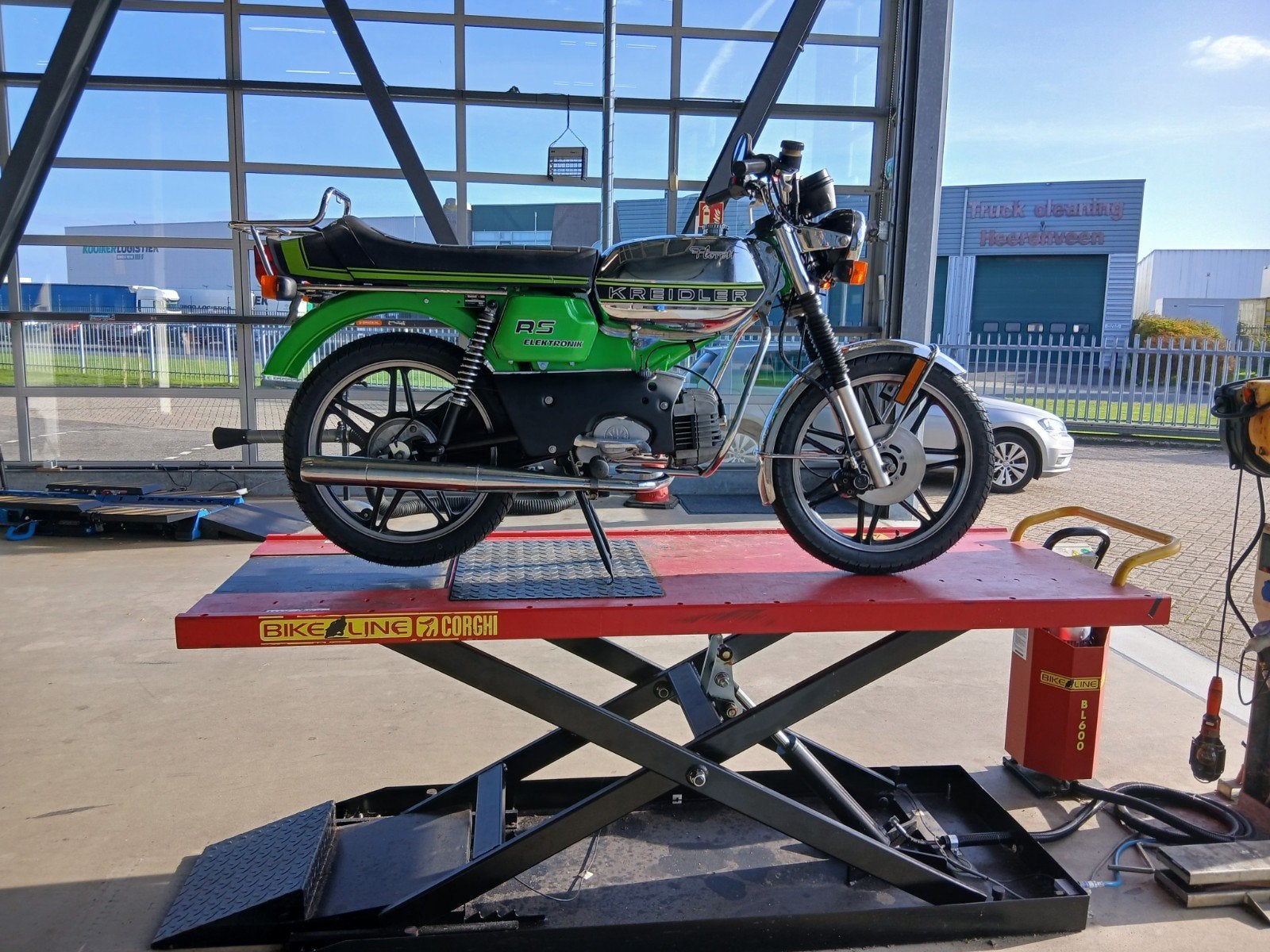 originele RSGS 1977 motorkenteken, Fietsen en Brommers, Ophalen, Florett RS, Nieuw, 50 cc