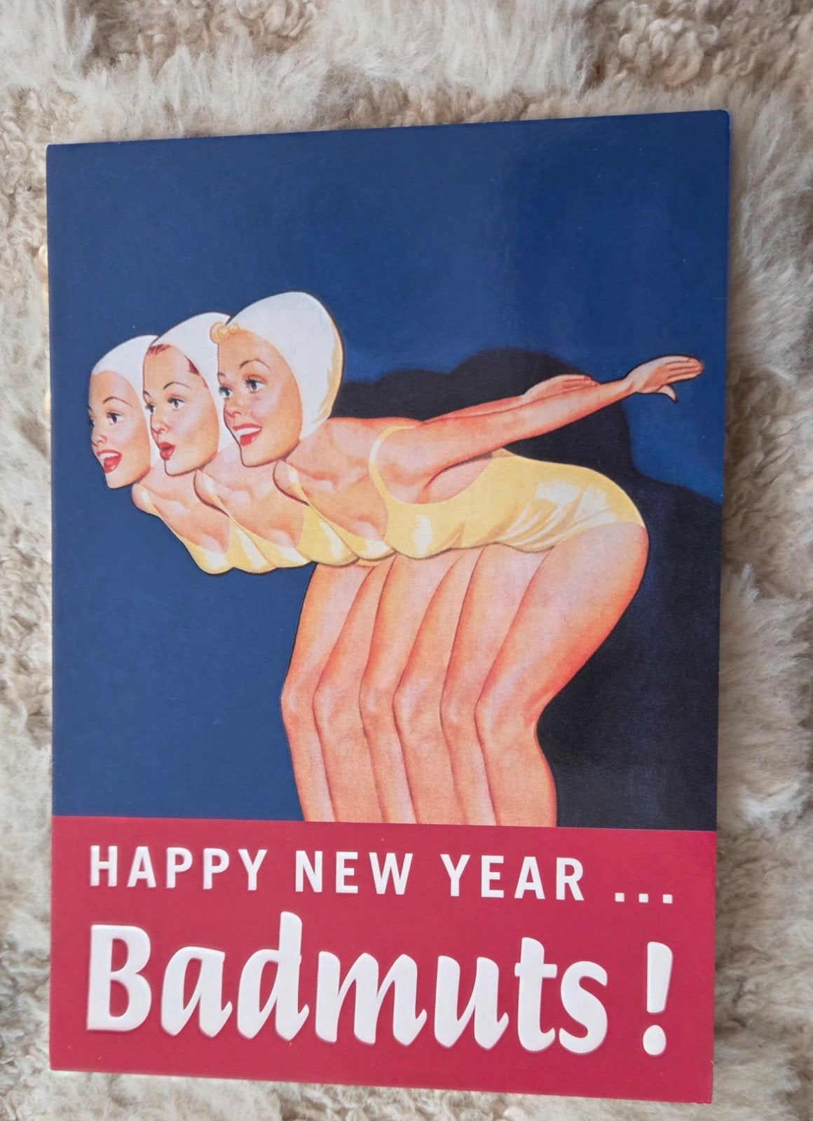 Happy New Year Badmuts!, Verzenden, 1980 tot heden, Ongelopen, Overige thema's