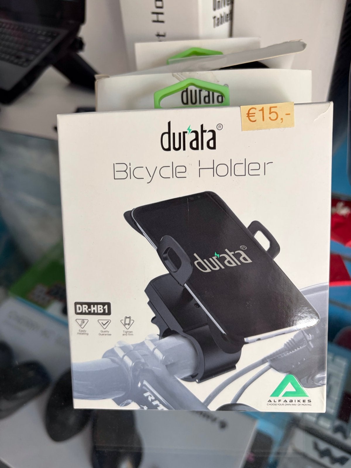 Durata Fiets Telefoonhouder - DR-HB1, Fietsen en Brommers, Fietsaccessoires | Overige Fietsaccessoires, Nieuw, Ophalen
