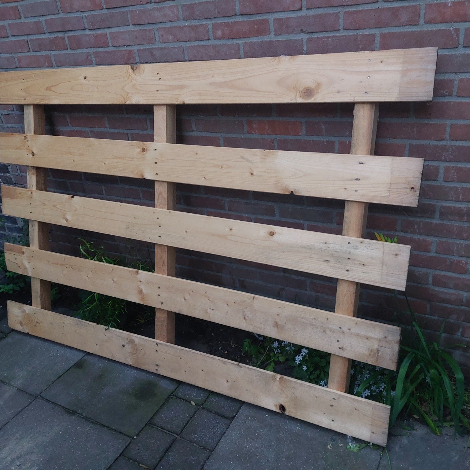 Houten pallet Gratis, Ophalen, Gebruikt, Hout, Tuinhek