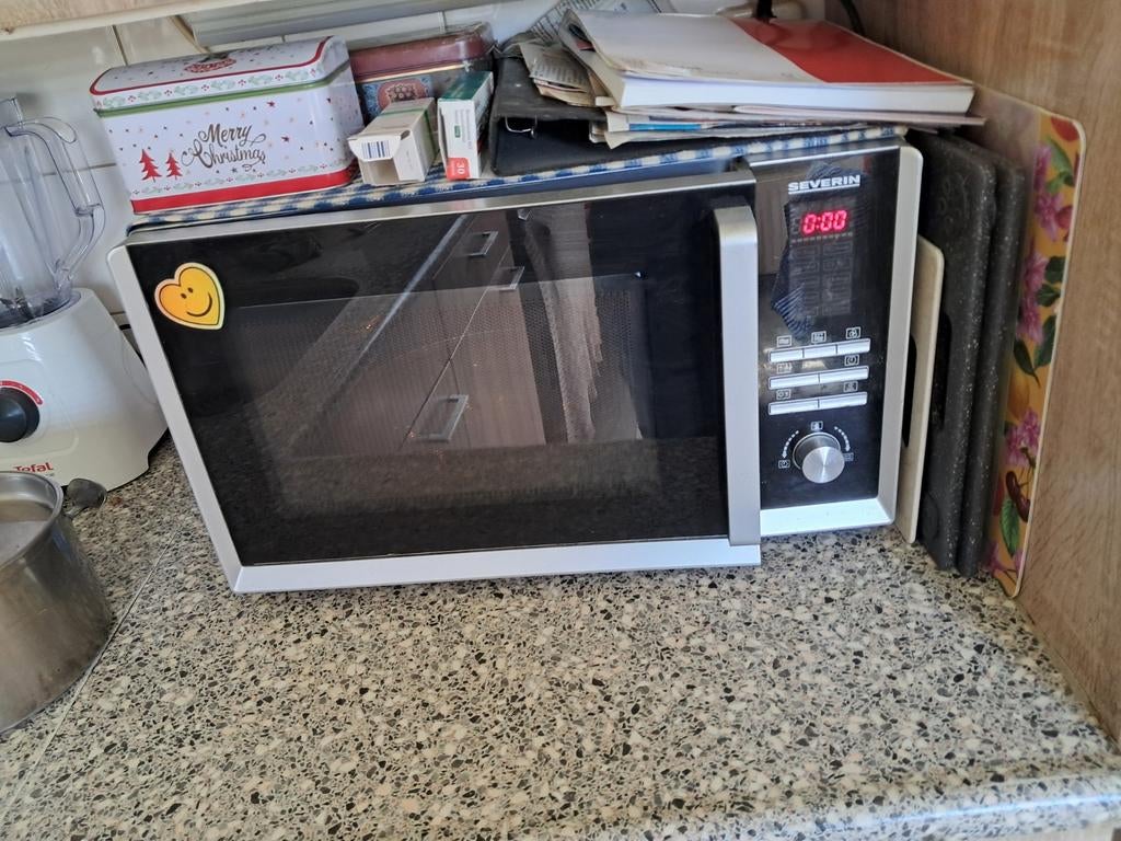 Overcompleet combi magnetron Severin vrijstaand, Ophalen, Combimagnetron, Crisp, Refurbished