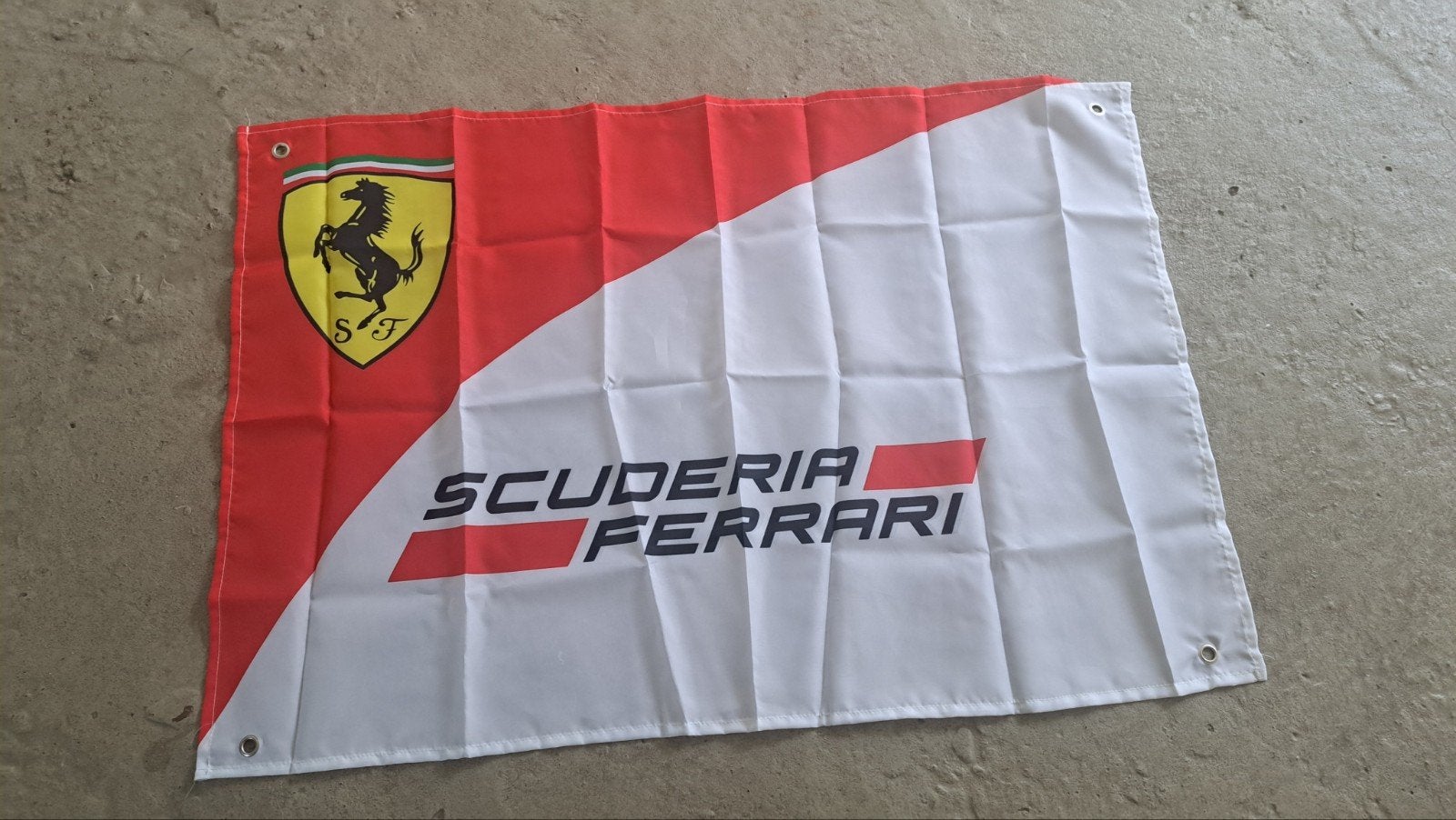 Garagebanner Ferrari 60x90cm. Set van twee., Ophalen of Verzenden, Auto's