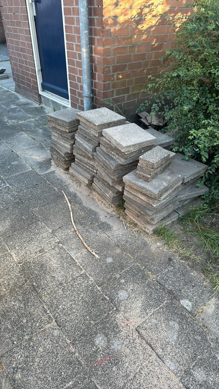 Gratis af te halen straattegels (geen gladde structuur), Tuin en Terras, Ophalen, Beton, Overige typen