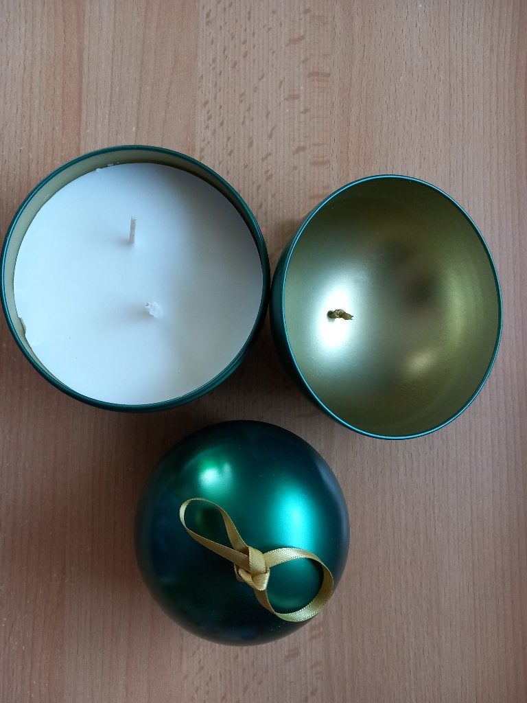My flame "kerstbal" kaarsen., Ophalen of Verzenden, Zo goed als nieuw, Kaars