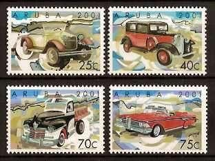 Aruba 266/9 postfris Klassieke auto's 2001, Ophalen of Verzenden, Postfris