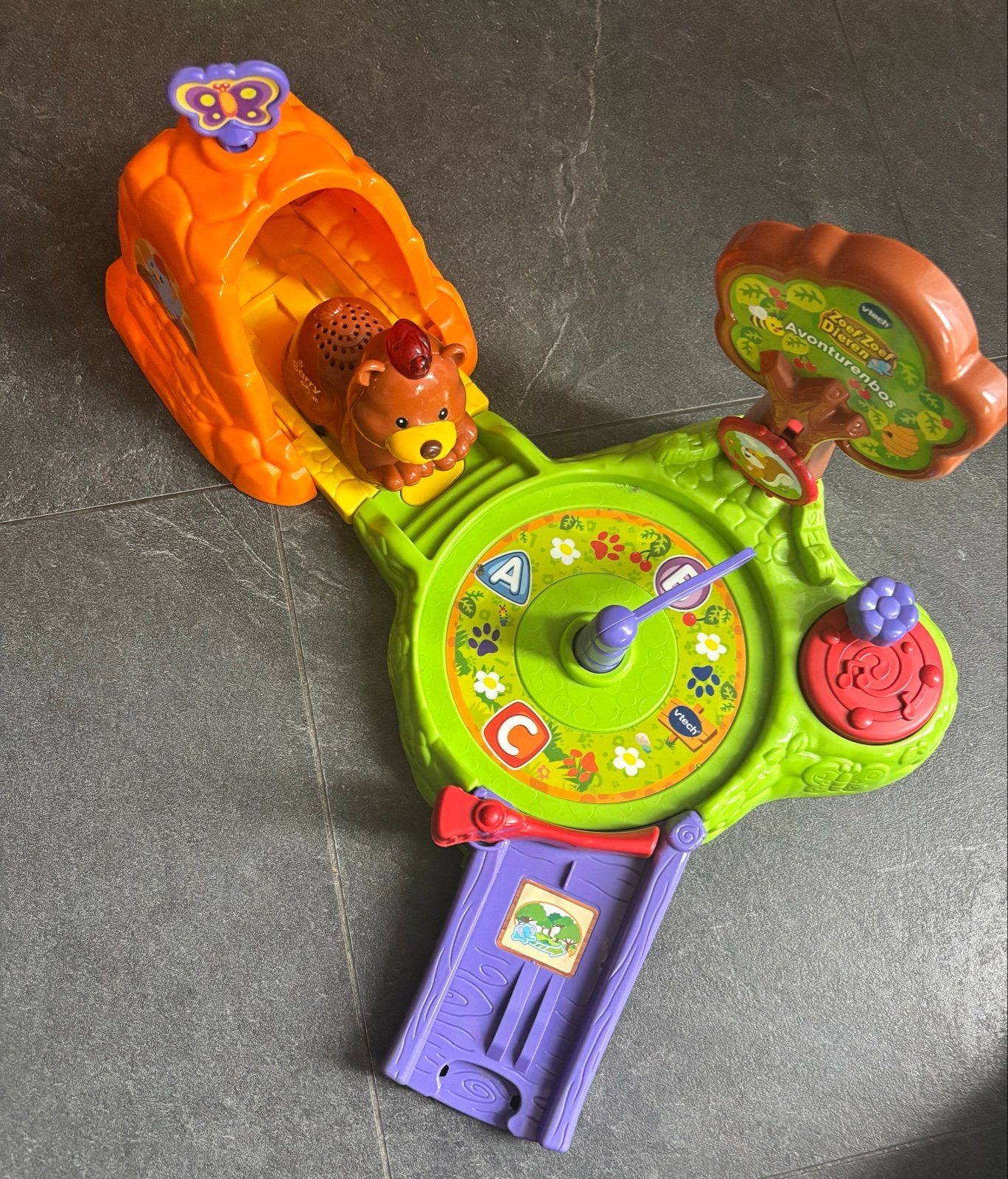 VTech Zoef Zoef Dieren Avonturenbos met Beer, Ophalen of Verzenden, Zo goed als nieuw, Overige typen, Met geluid