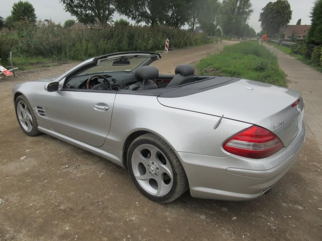 Mercedes-Benz SL-klasse 500 - AMG 5.0 V8, Auto's, Gebruikt, Cabriolet, Leder, Bedrijf