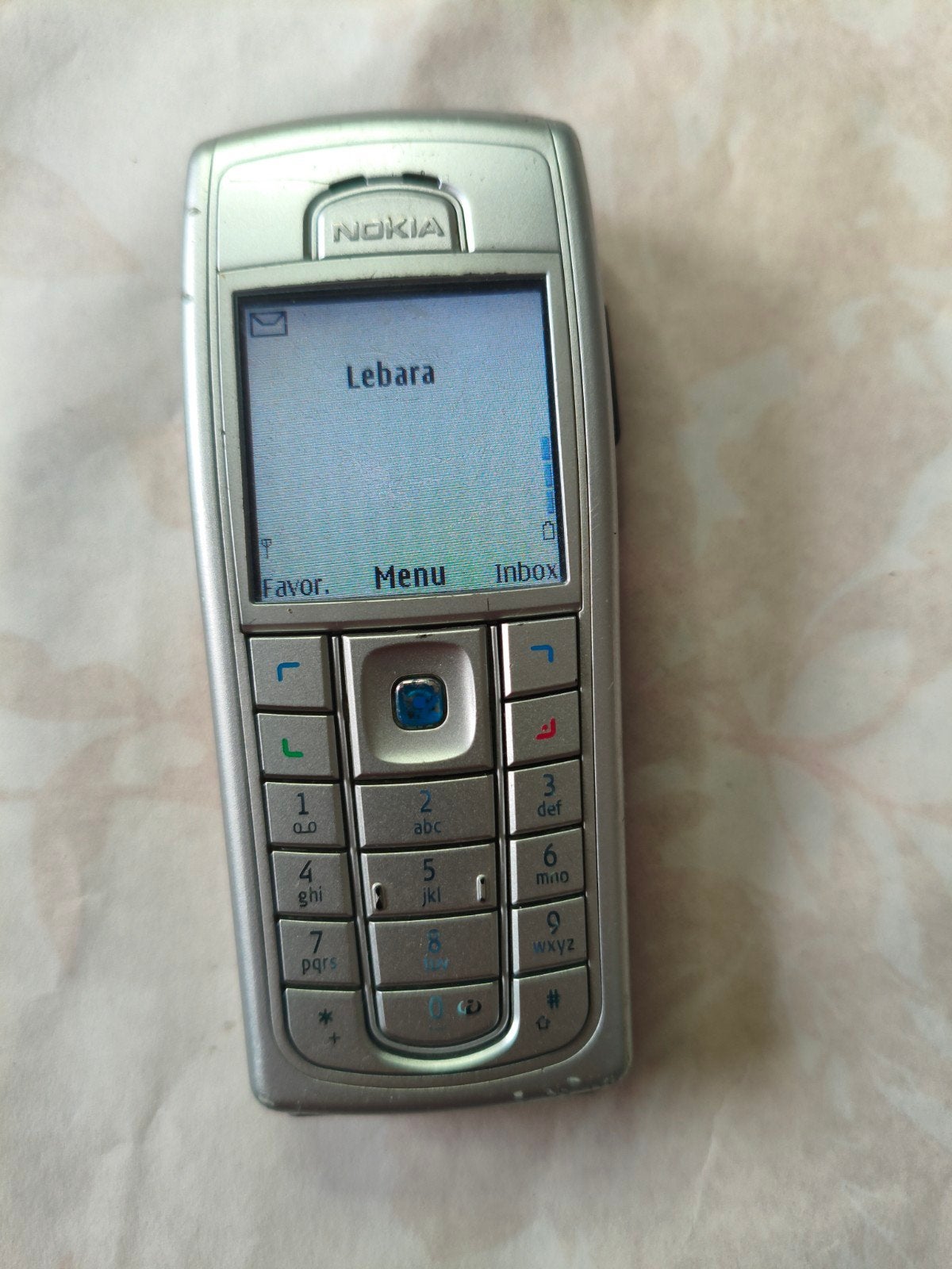 Nokia 6230i Klassieke Mobiele Telefoon - Zilver, Gebruikt, Fysiek toetsenbord, Ophalen of Verzenden, Minder dan 3 megapixel