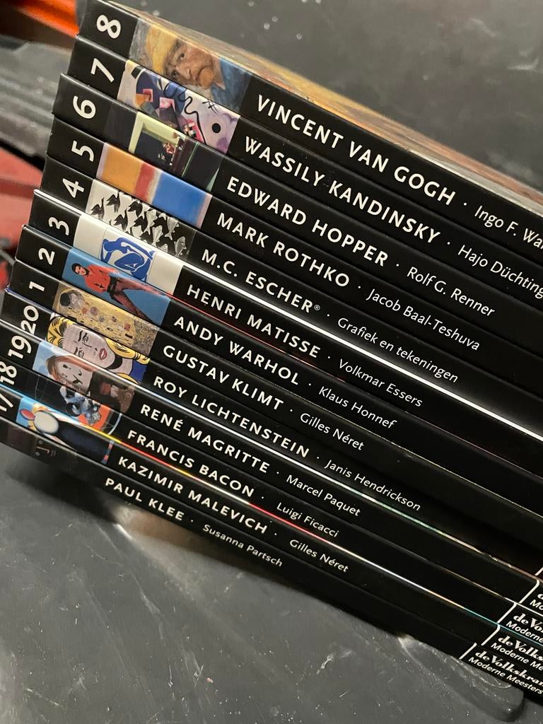 Kunstboeken Volkskrant: Warhol, Van Gogh, Matisse e.a., Ophalen of Verzenden, Zo goed als nieuw, Overige onderwerpen