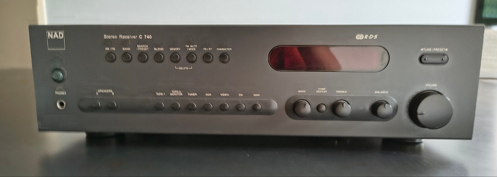 NAD C740 reciever, Ophalen of Verzenden, Gebruikt, Minder dan 60 watt, Overige merken