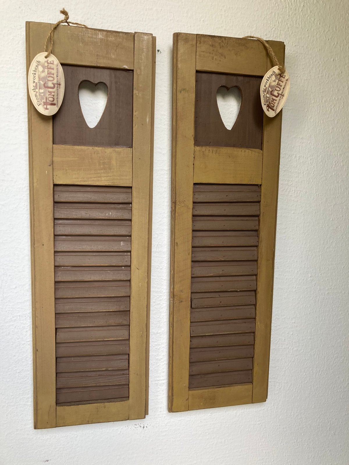 Nieuwe Set Landelijke Houten Louvreluiken, Tom Cuffe, Ophalen of Verzenden, Nieuw, Hout, Landelijk