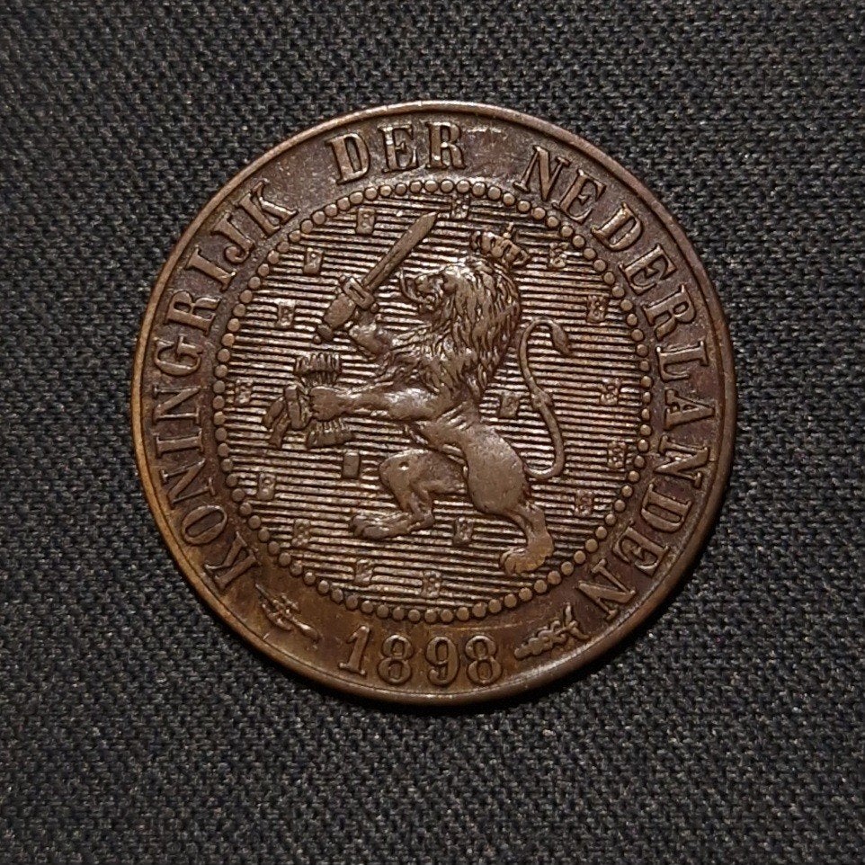 2 1/2 cent 1898, Verzenden, Koningin Wilhelmina, Overige waardes, Losse munt