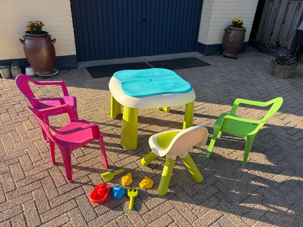 Smoby Zand- en Watertafel, Kinderen en Baby's, Speelgoed | Buiten | Los speelgoed, Ophalen, Gebruikt