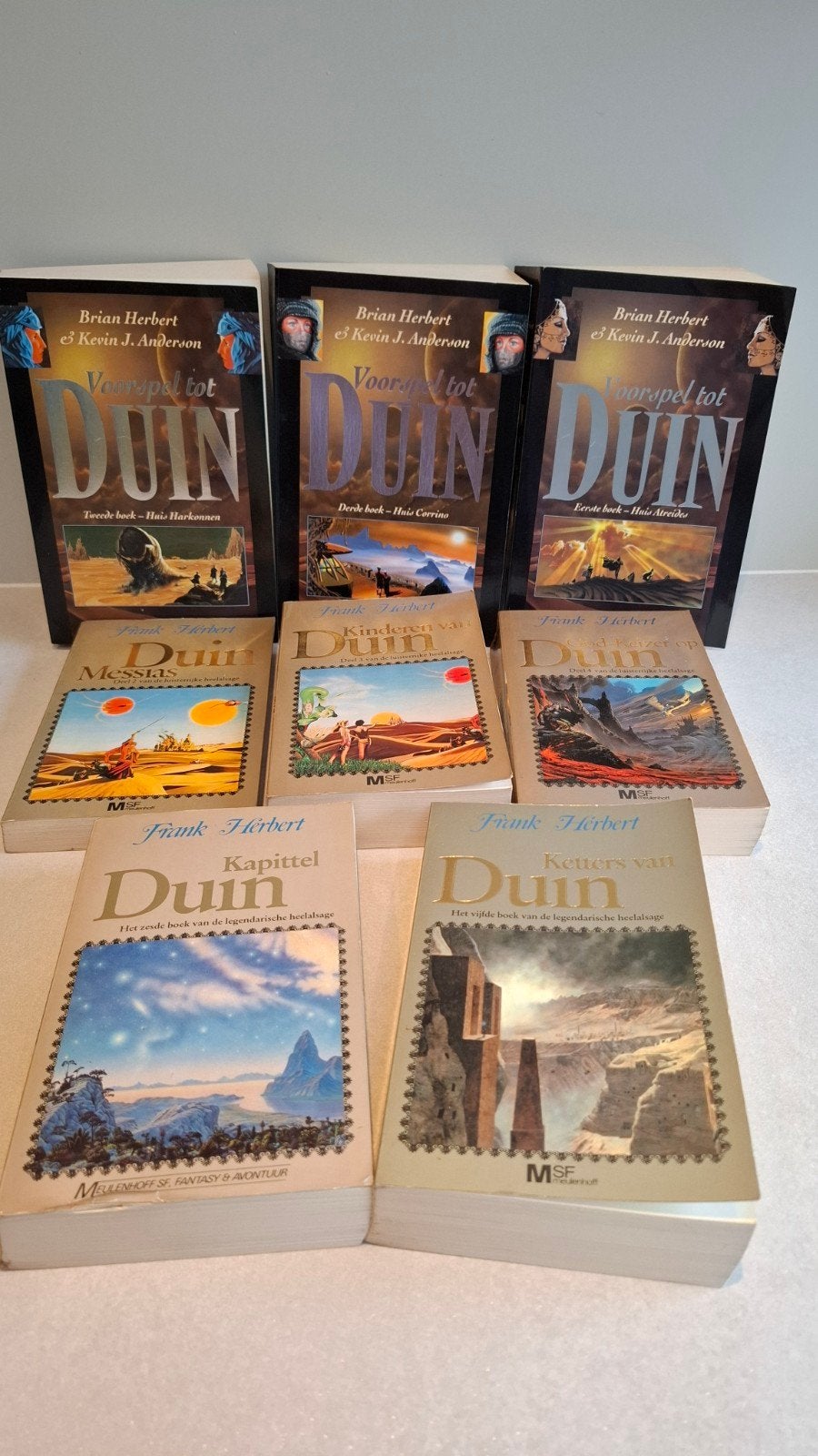 Frank Herbert - Duin Saga Boeken (Deel 2, 3, 4, 5, 6), Ophalen of Verzenden, Gelezen, Frank Herbert
