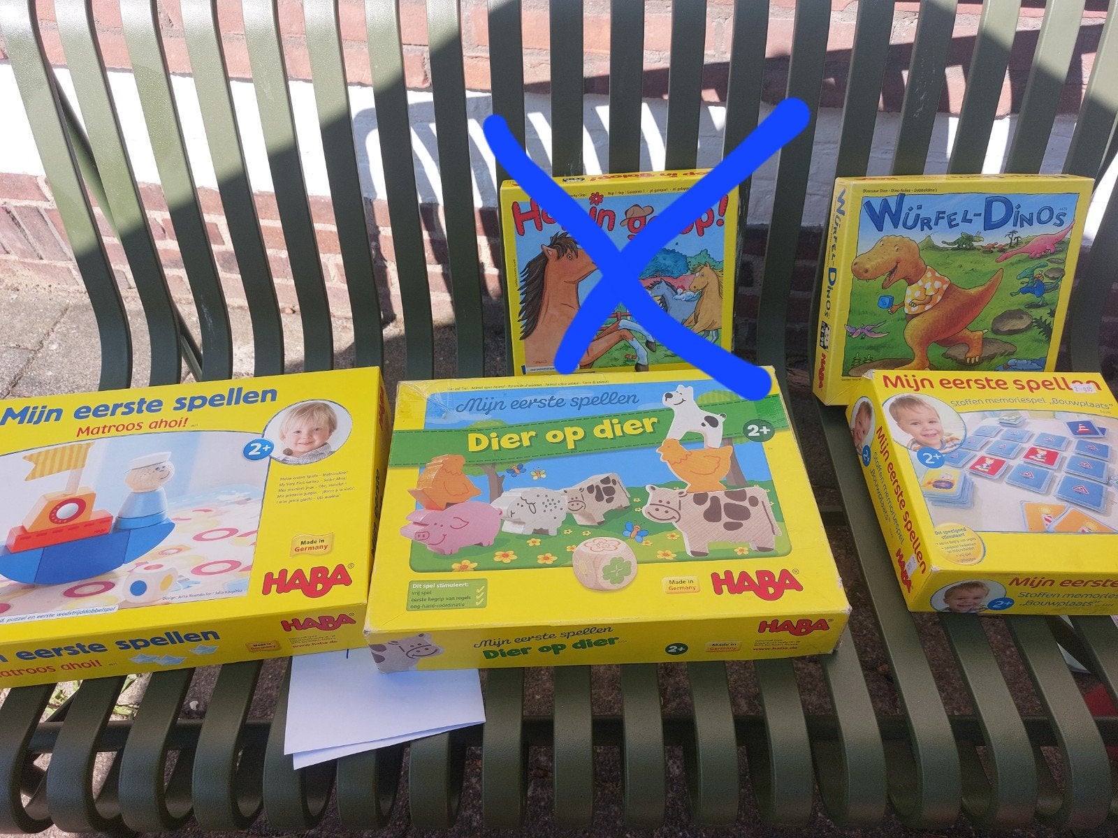 Haba spellen, Hobby en Vrije tijd, Gezelschapsspellen | Bordspellen, Ophalen of Verzenden, Gebruikt