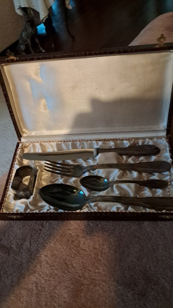 verzilverd bestek set, Ophalen of Verzenden