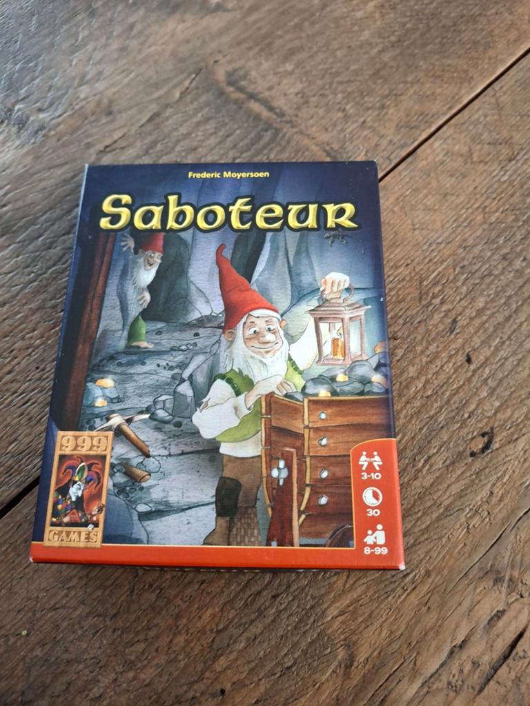 Saboteur bordspel - Compleet en in goede staat, Hobby en Vrije tijd, Vijf spelers of meer, Ophalen of Verzenden, Gebruikt, 999 Games