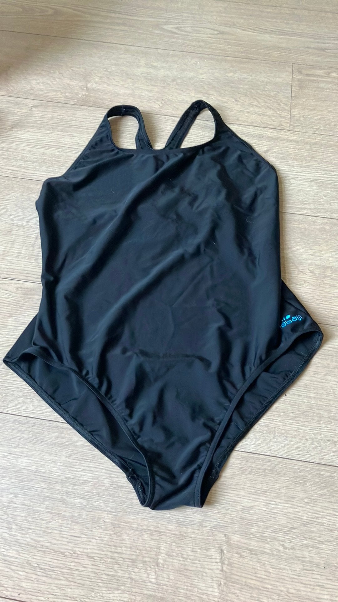 Zwempak badpak zwart maat 50 l-xl nabaiji, Ophalen of Verzenden, Zo goed als nieuw, Zwart, Badpak