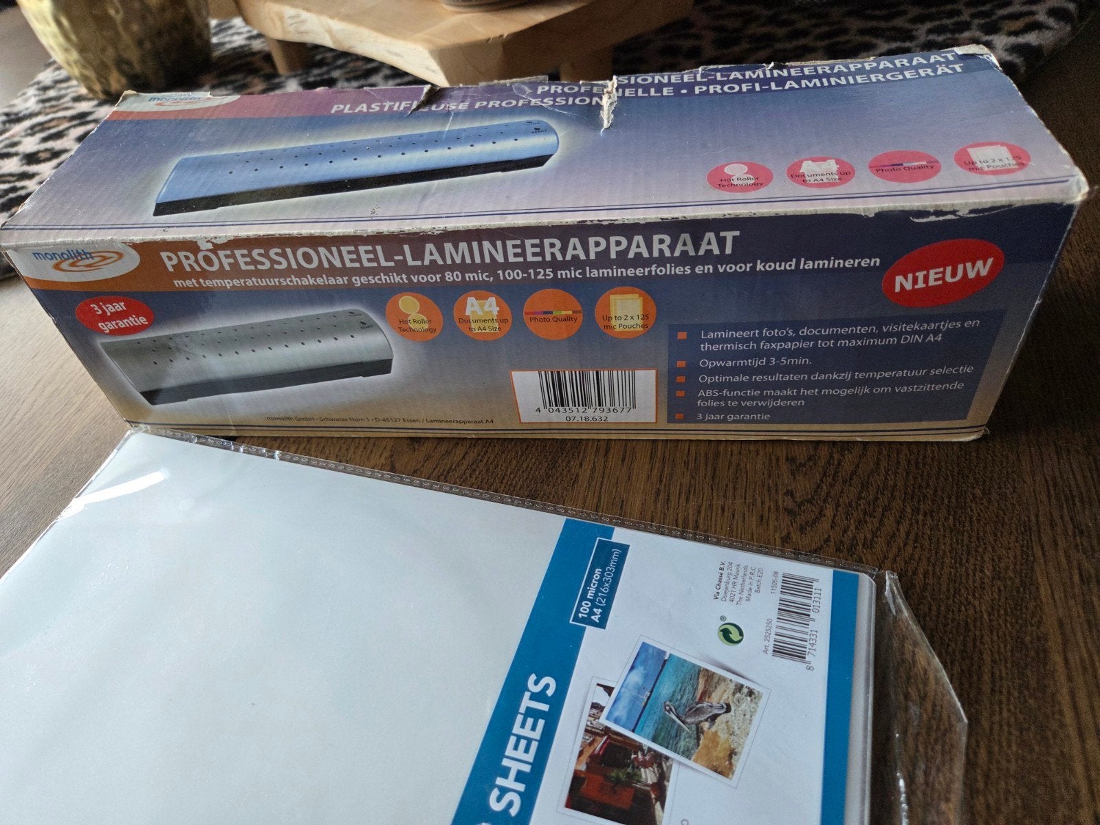 lamineren apparaat, Ophalen of Verzenden, Zo goed als nieuw