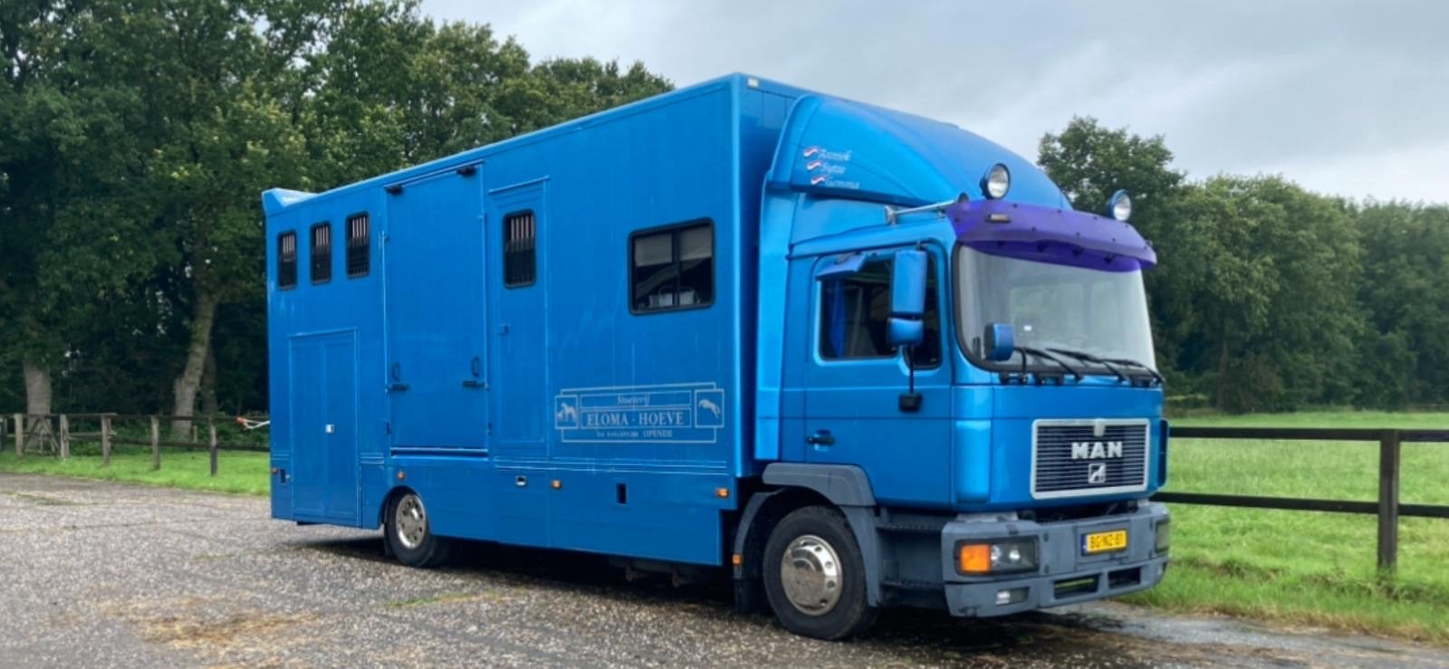 MAN paarden vrachtwagen., MAN, Bedrijf, Te koop, BTW verrekenbaar