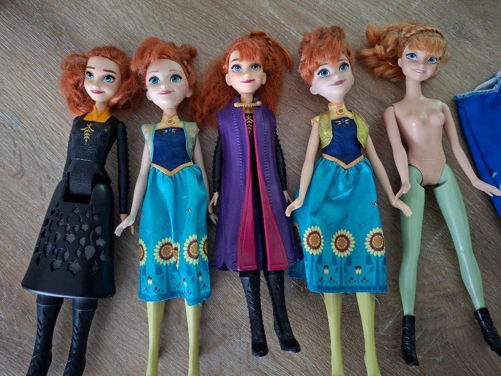 5 Anna frozen barbies, Ophalen of Verzenden, Gebruikt, Barbie
