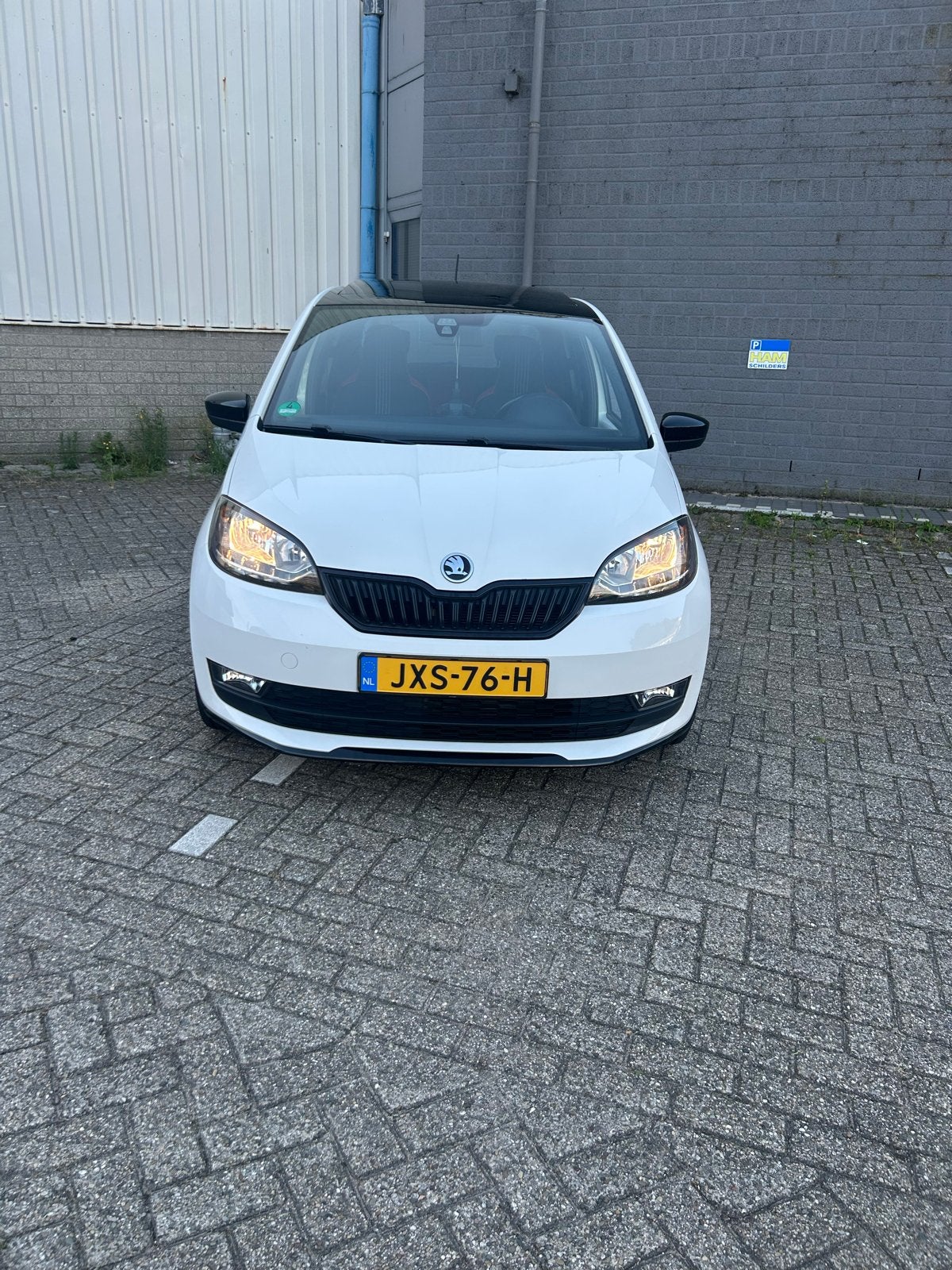 Skoda Citigo 1.0 60pk Greentech 5D 2018 Wit MONTECARLO, Auto's, Voorwielaandrijving, Parkeersensor, Alcantara, Bedrijf