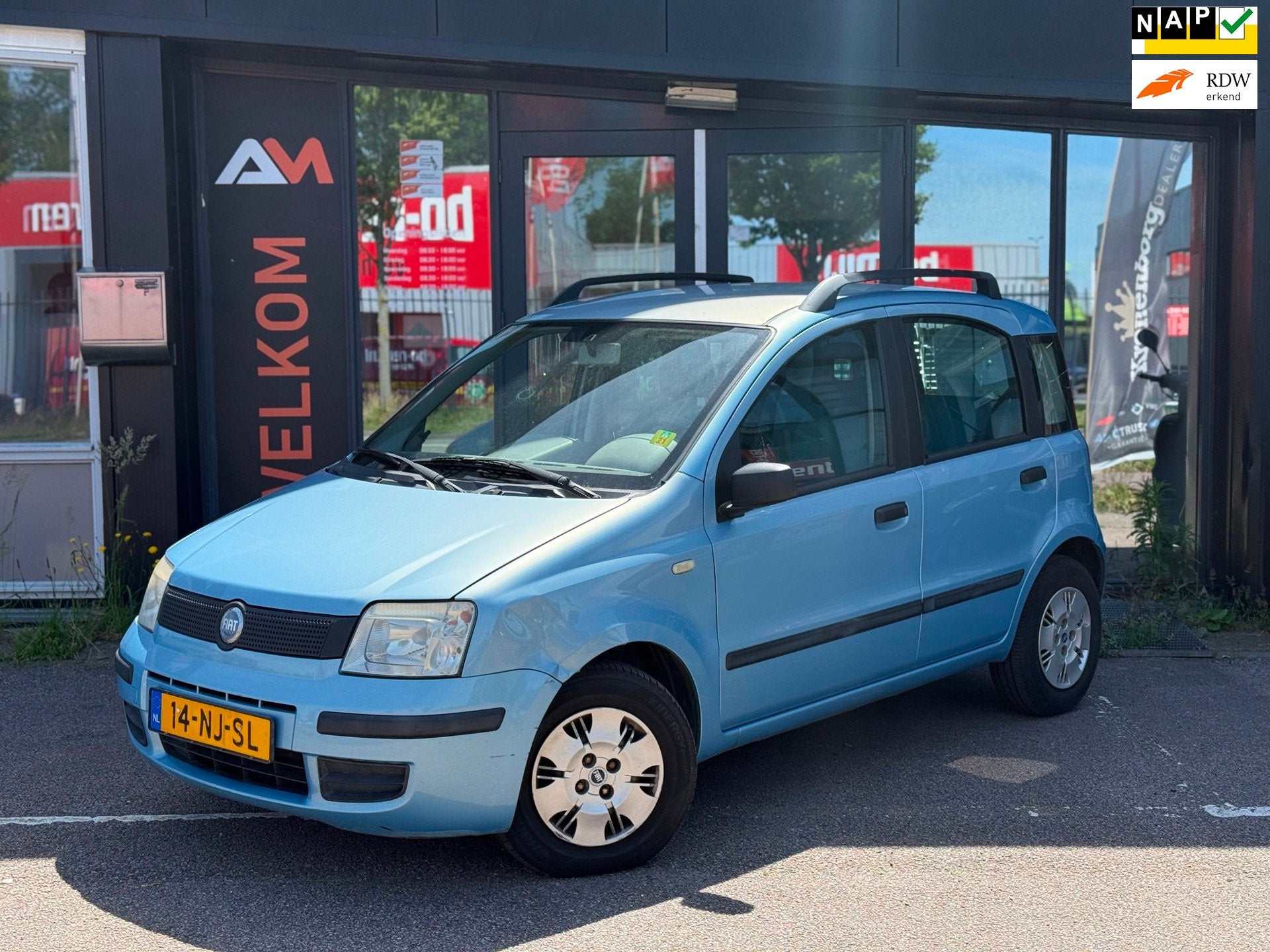 Fiat Panda 1.2 Dynamic | Elek. Ramen | Nieuwe APK, Voorwielaandrijving, Gebruikt, Origineel Nederlands, Bedrijf
