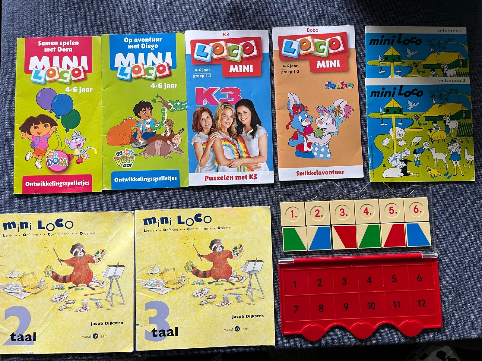 Mini Loco en Loco Mini pakket - Educatieve spellen, Ophalen of Verzenden, Gebruikt, Puzzelen