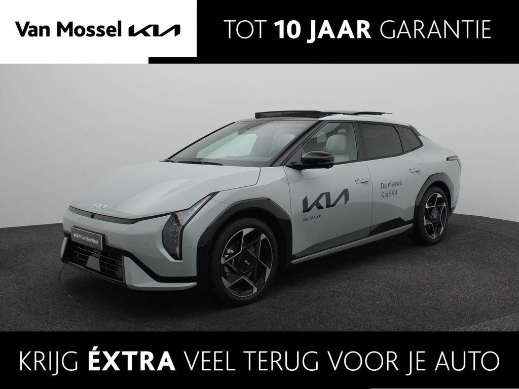 Kia EV4 GT-PlusLine 81.4 kWh Leder | Elektr. stoel met geheu, Auto's, Kia, 204 pk, 1000 kg, 750 kg, Hatchback