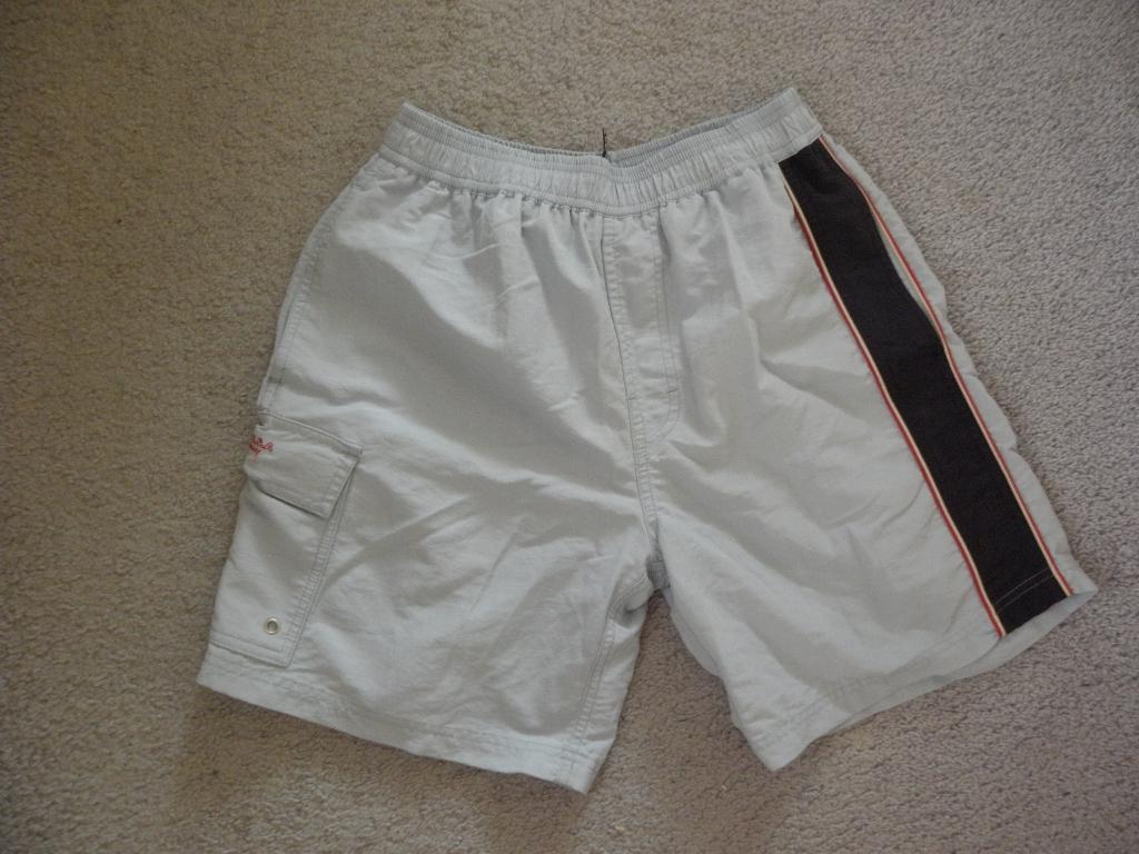 Grijs blauw zwem short bermuda broek HOOKIPA 164 prima staat, Hookipa, Gebruikt, Sport- of Zwemkleding, Ophalen of Verzenden