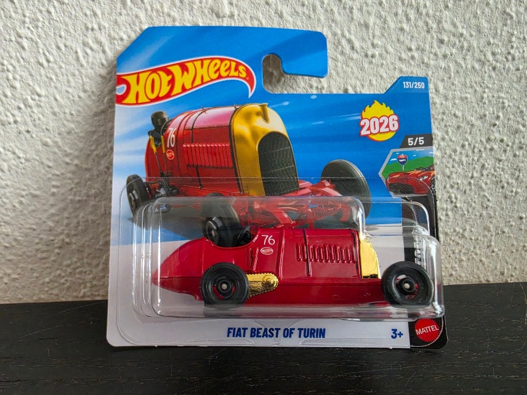 Hot Wheels Fiat Beast of Turin HotWheels, Verzenden, Nieuw, Auto