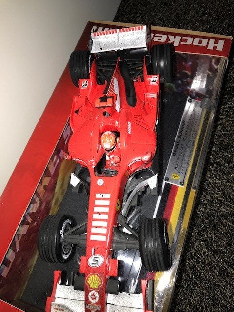 Ferrari F248 - Schumacher - 2006 - GP Duitsland, Ophalen, Zo goed als nieuw, Auto, Hot Wheels