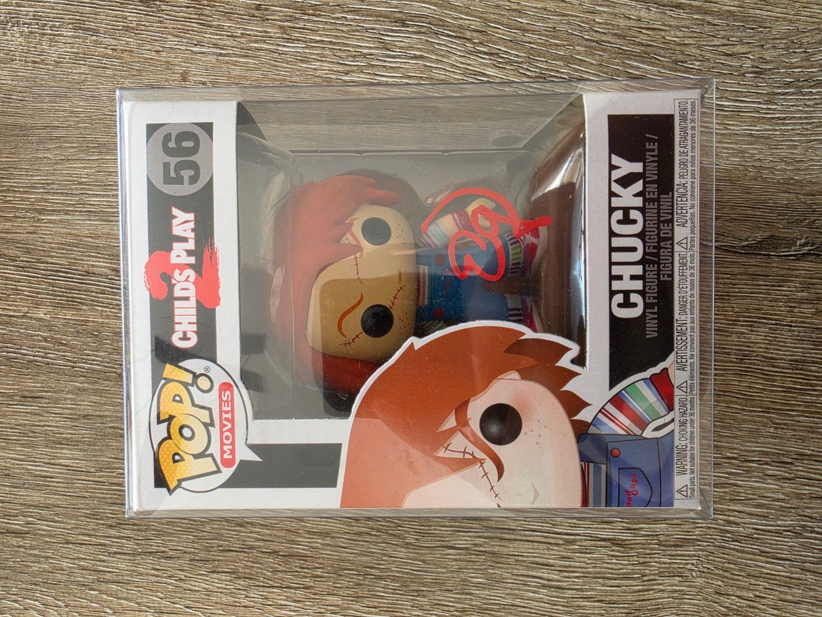 Funko Pop! Chucky (Child's Play) - Gesigneerd & Authentiek, Ophalen of Verzenden, Zo goed als nieuw