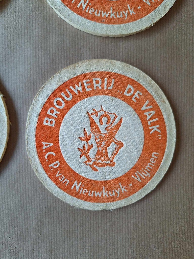 10 stuks Bierviltjes Bierbrouwerij De Valk te Vlijmen, Ophalen of Verzenden