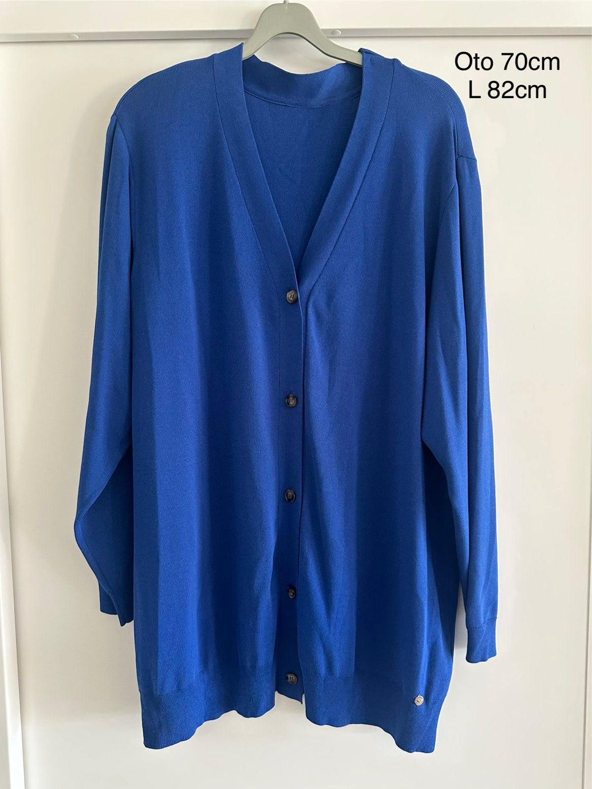 Sempre Piu Vest Maat 54/56 Z.G.A.N., Kleding | Dames, Verzenden, Zo goed als nieuw, Blauw, Trui of Vest