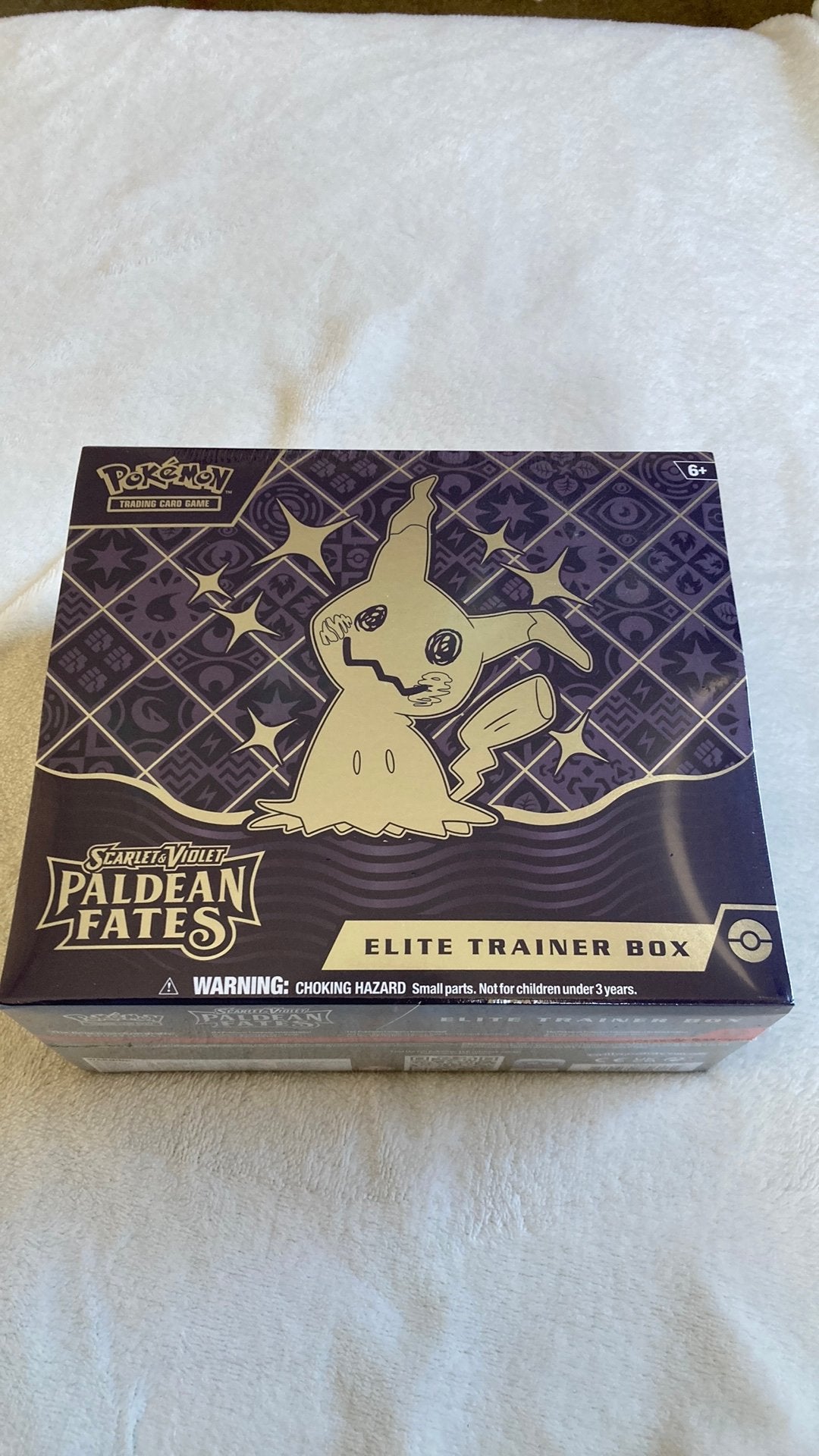 Scarlet & Violet Paldean Fates Elite trainer box- NIEUW, Hobby en Vrije tijd, Verzamelkaartspellen | Pokémon, Ophalen of Verzenden
