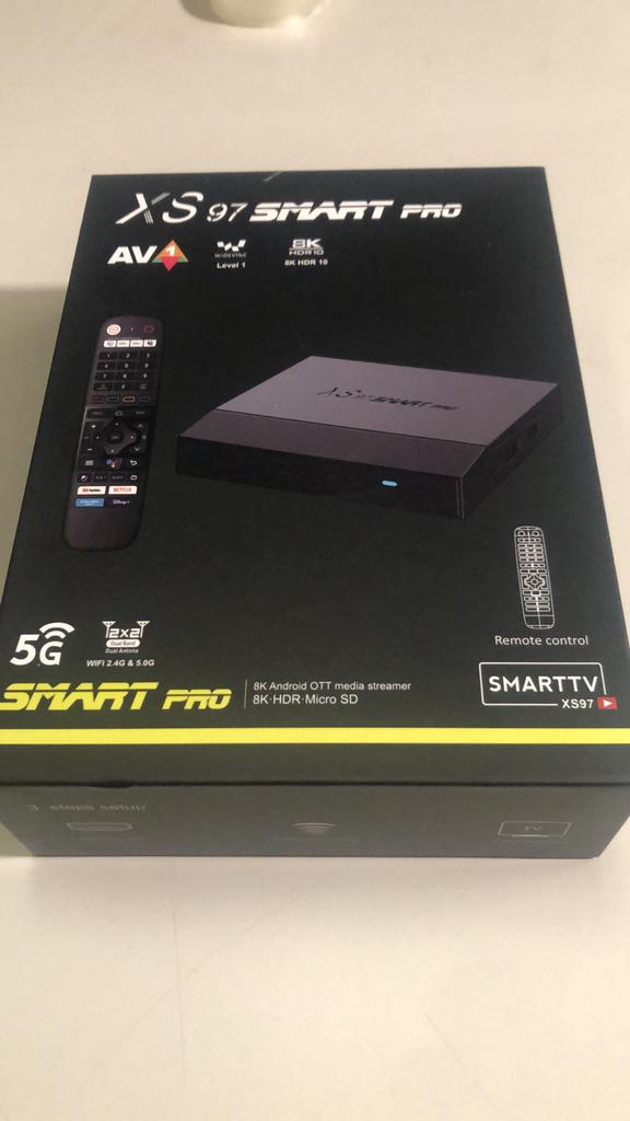 XS97 Smart Pro 8K Android OTT mediaspeler IPTV box, Audio, Tv en Foto, Mediaspelers, Ophalen of Verzenden, Nieuw, HDMI, Zonder harde schijf