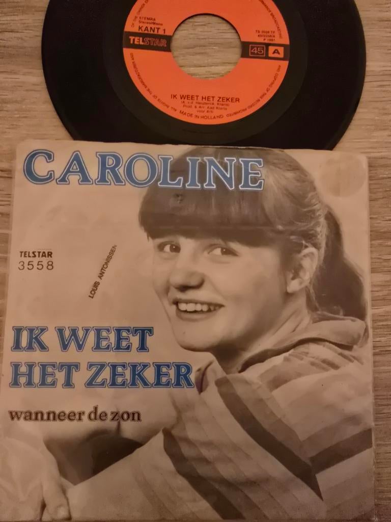Caroline/ ik weet het beter( telstar 3558, Cd's en Dvd's, Vinyl | Nederlandstalig, Ophalen of Verzenden, Gebruikt, Overige formaten