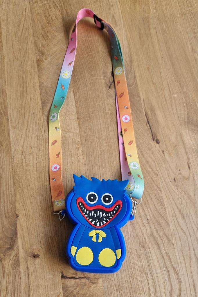 Nieuw Huggy Wuggy Pop It Tasje - Blauw met Regenboog Band, Ophalen of Verzenden, Nieuw