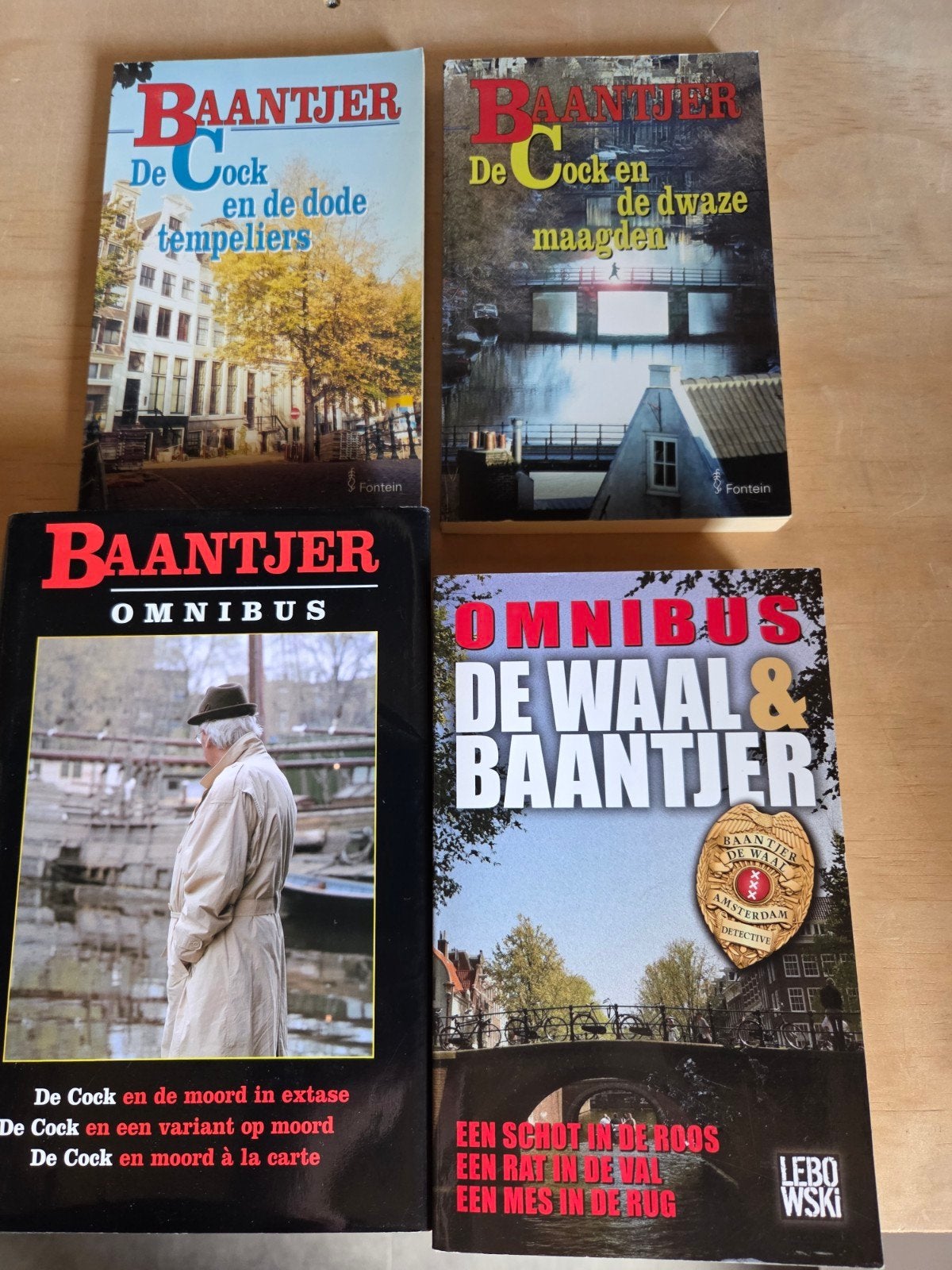 Baantjer Boeken Collectie - 4 Stuks, Ophalen of Verzenden, Gelezen, A.C. Baantjer