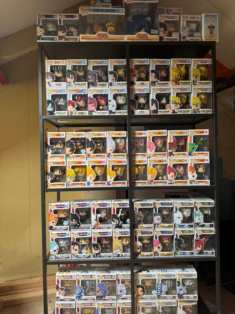 Grote collectie Funko Pop! figuren (Anime/Manga), Ophalen, Zo goed als nieuw