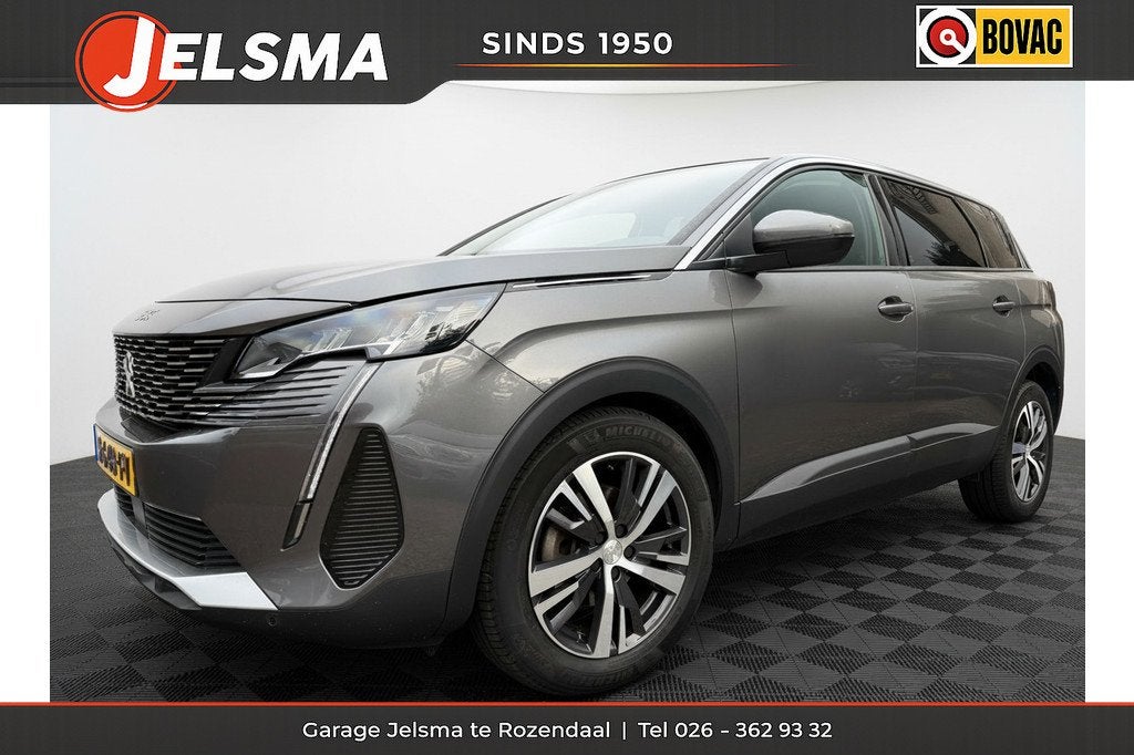 Peugeot 5008 130pk PT Active Pack Aut. 7p., Camera | Navi &, Auto's, Peugeot, Bedrijf, Te koop, ABS, Achteruitrijcamera, Airbags