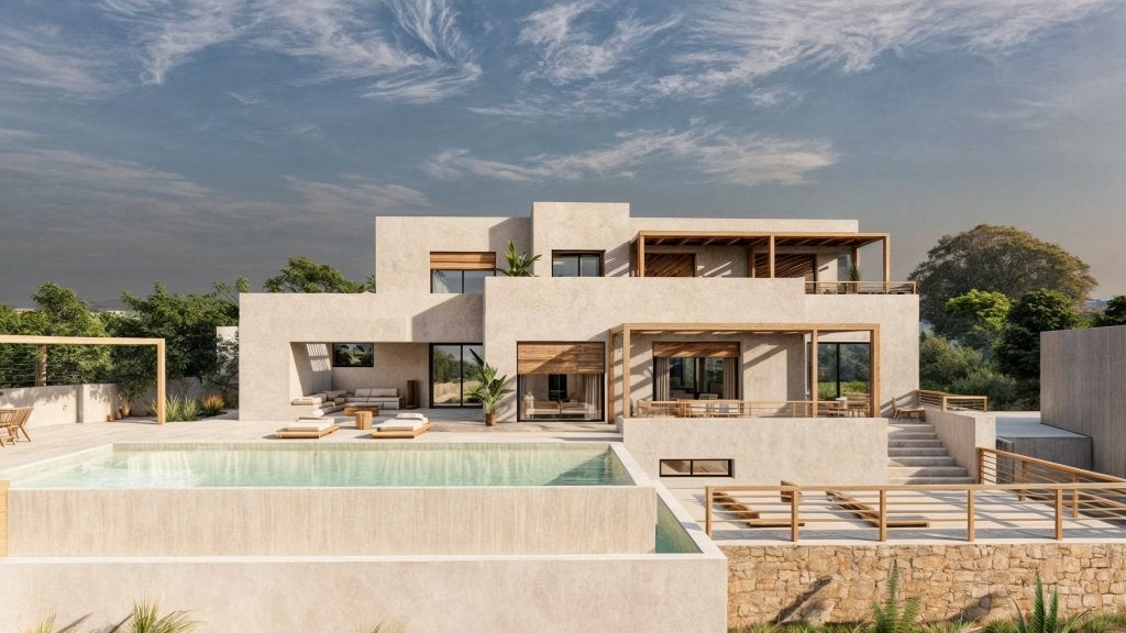 BOUW perceel te koop in ALTEA Costa Blanca (met project), 4 of meer slaapkamers, In bergen of heuvels, Dorp, Costa Blanca
