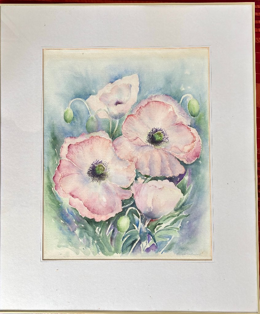 Aquarel Hilligje Geijtenbeek, Realistisch, Aquarel, Gesigneerd, Papier